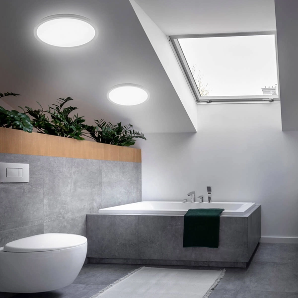 Okrągła lampa natynkowa Aqua 6902 LED 36W 3000-6500K IP54 biała