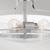 Salonowa lampa sufitowa Harper HK-HARPER-SFS-CM-CS Hinkley przezroczysty chrom