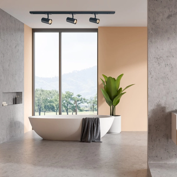 Reflektorowa lampa zestaw Marvi 920121-3-BL-SET do szynoprzewodów 1-faz czarna