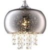 LAMPA wisząca STARLIGHT ML3788 Milagro szklana OPRAWA kaskada ZWIS z kryształkami glamour crystal chrom