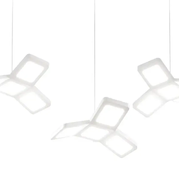 Lampa wisząca PIXELS ML195 zwis LED 75W 4000K listwa sufitowa kaskada biała