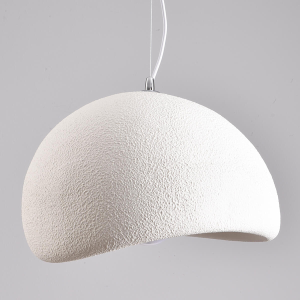 Regulowana lampa do salonu Stone DN426-600 wiszący kamień metalowy biały outlet