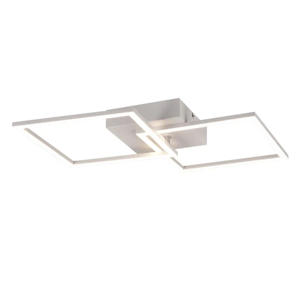 Kwadratowa lampa TRAIL R64492131 biała LED 20W 4000K sufitowa