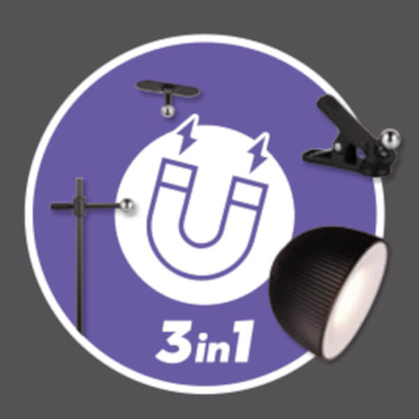 Regulowana lampka na biurko Maxima R57791102 LED 3W 3000K czarny
