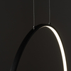 Lampa wisząca do salonu ring Circolo 10810 Nowodvorski LED 18W 3000K czarna