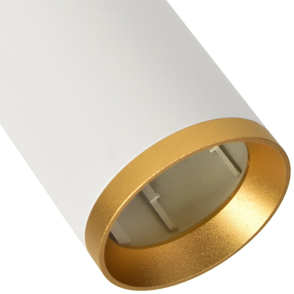 LAMPA sufitowa MICA ML6087 + ML6094 Milagro metalowa OPRAWA spot + pierścień biały złoty