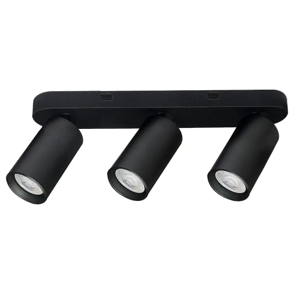 Potrójna sufitowa lampa regulowana Yorli 73083 tubki czarny