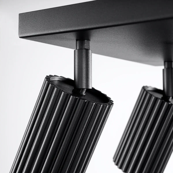 Lampa sufitowa do salonu KARBON SL.1583 tuby regulowane czarne