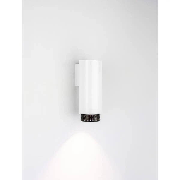 Minimalistyczny ścienny kinkiet TORVILA LE45621 biały czarny