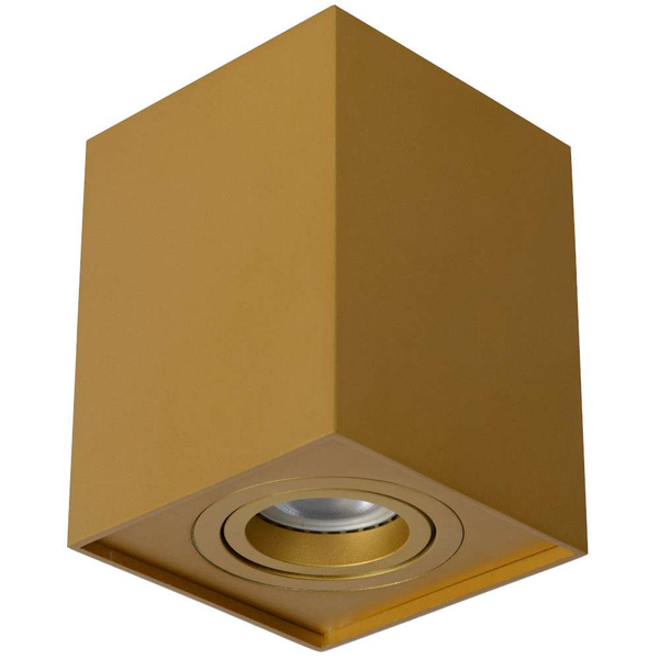 Regulowana LAMPA sufitowa TUBE 22953/01/02 Lucide metalowa OPRAWA kostka downlight mosiądz