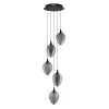 Nowoczesna sufitowa lampa VAZENDO LE45117 LED 30W 3000K czarny szary