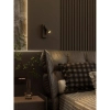 Regulowany ścienny kinkiet CORE czarny W0430 LED 3W 3000K tubka