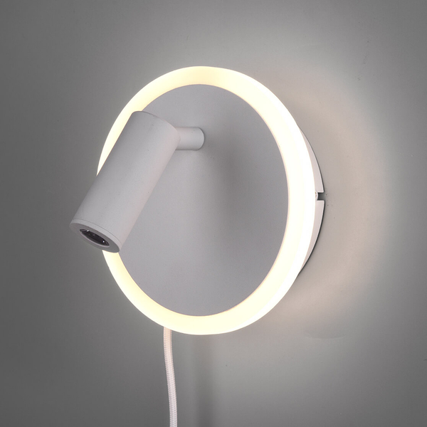 Ścienna lampa z regulacją Jordan 229210231 Trio LED 5W 3000K biała