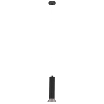 Wisząca lampa nad stół MARENZO LE45605 metalowa czarna brązowa