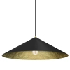 Wisząca lampa do przedpokoju MLP0647 stożek czarny
