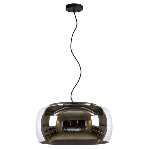 Wisząca lampa OLIVIA 45401/50/65 Lucide loftowa przydymiony czarny
