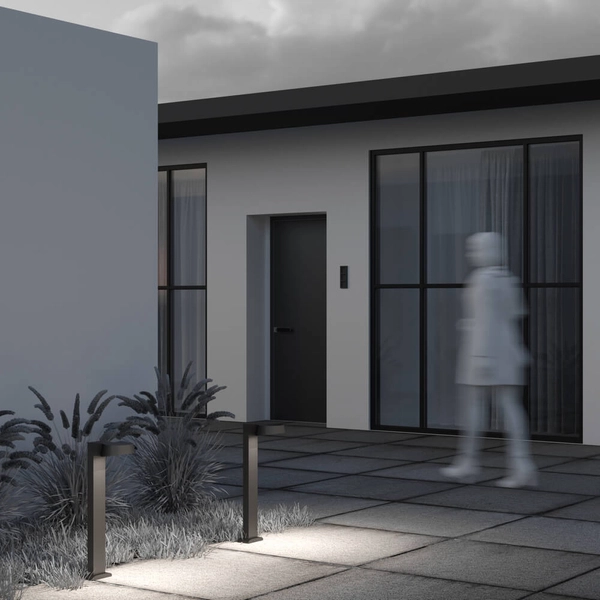 Lampa stojąca zewnętrzna Share O443FL-L12GF3K IP54 LED 12W 3000K grafitowa