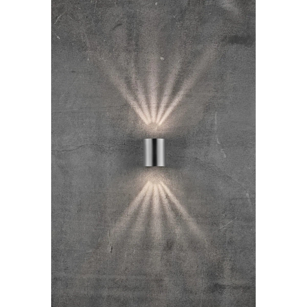 Ścienna lampa na elewacje Canto 49701034 LED 10,6W 3000K IP44 srebrny
