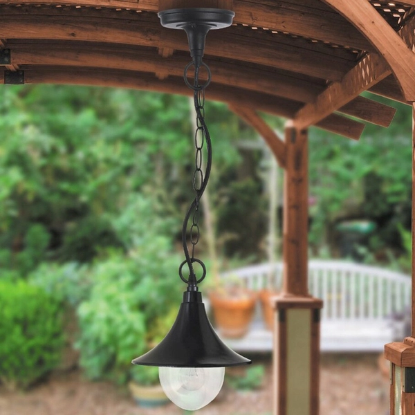 Zewnętrzna LAMPA wisząca KONSTANZ 8246 Rabalux metalowa OPRAWA zwis ogrodowy outdoor IP44 czarny