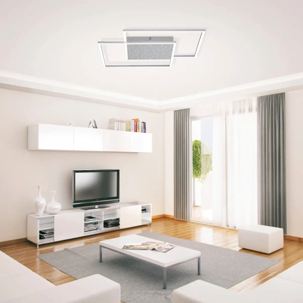 Plafon YUKI biały 6024-55 3xLED 57W 2700-5000K kwadratowa oprawa