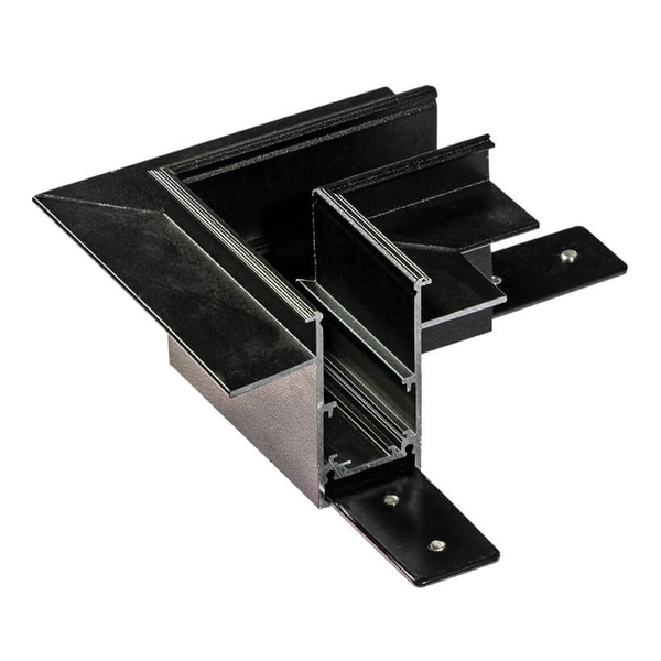 Łącznik l-kształtny do szynoprzewodów Magnetic AZ5174 podtynkowy czarny