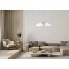 Wisząca lampa szklana Montiela PND-34374-6-HBR LED 180W 3000K złoty biały