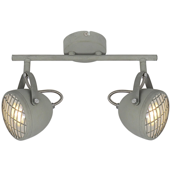 Sufitowa LAMPA plafon PENT 92-68057 Candellux industrialna OPRAWA regulowany kinkiet metalowy szary