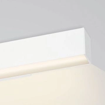 Lampa ścienna liniowa Lupinus 6115D01102-1 Elkim LED 8W 3000K prostokątna biała
