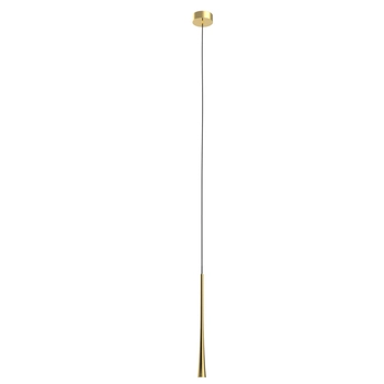 Wisząca lampa sypialnia Coffee złota LED 7W 3000K nad łóżko