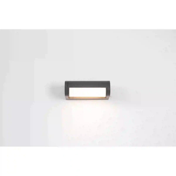 Zewnętrzna lampa ścienna SOLDEN antracytowa W0464 LED 12W 3000K IP65 na taras