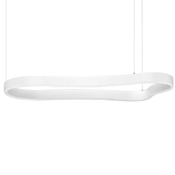 Liniowa lampa wisząca VELBANO LE45414 LED 52W 3000K pierścień biały