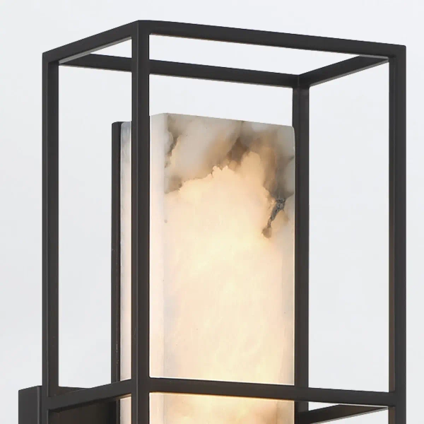 Ścienna lampa prostokąt Blakley QN-BLAKLEY-M-BK LED 13W 3000K IP44 czarny