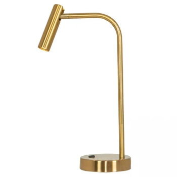 Ledowa biurkowa lampa 23037 LED 2,5W 3000K tubka złota