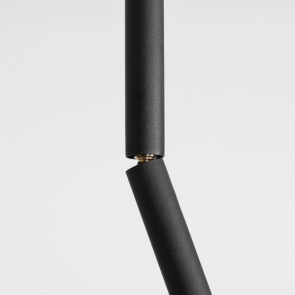 Czarna lampa sufitowa Stick 1084PL_G1_M Aldex ruchomy reflektorek do salonu