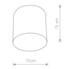 Downlight LAMPA sufitowa POINT PLEXI LED M 6526 Nowodvorski metalowa OPRAWA spot czarna