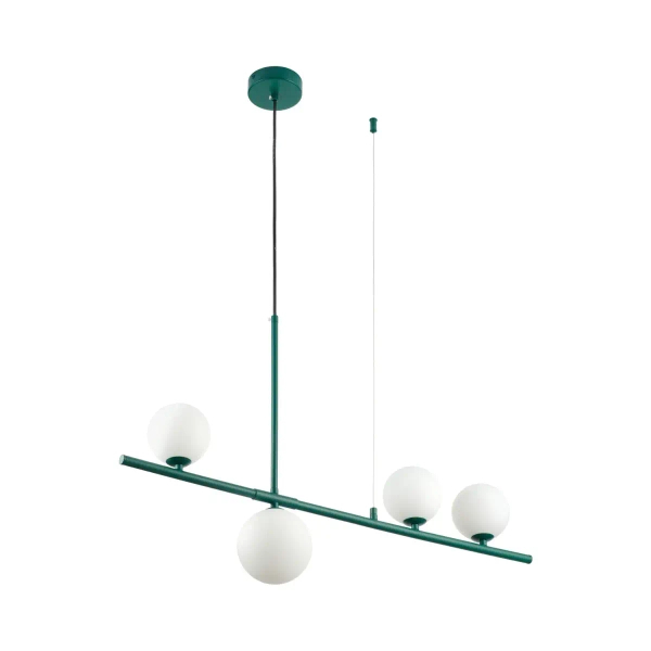Kulista lampa wisząca MODERNO DN1506 green szmaragdowa 4xG9 kule