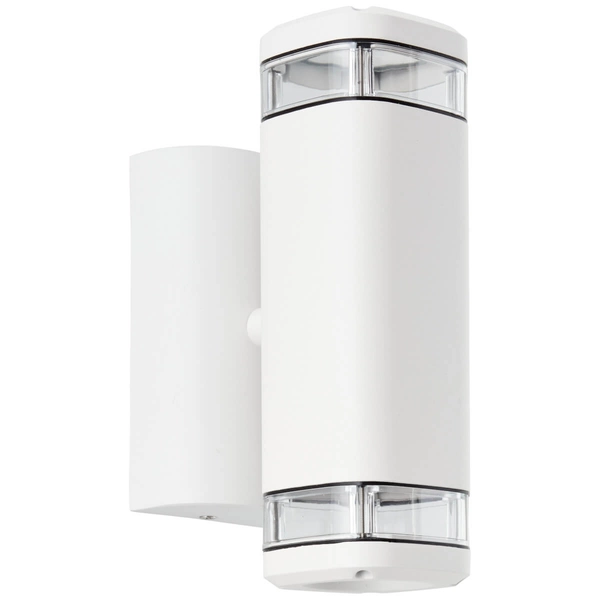 Zewnętrzna lampa ścienna Jandy 90968A05 góra-dół tubka IP44 biała