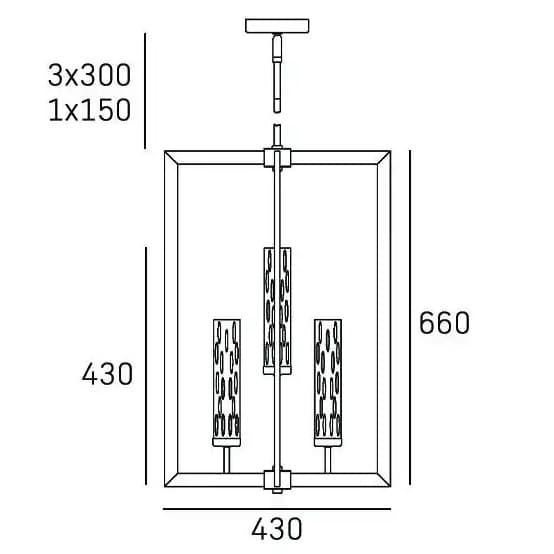 Regulowana lampa wisząca Oxford p04052ni Cosmolight metal szkło nikiel