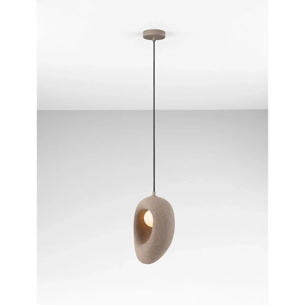 Salonowa wisząca lampa LONTIZA LE45336 nad stół brązowa