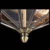LAMPA sufitowa ZEIL H356-CL-03-BZ Maytoni szklana OPRAWA plafoniera klatka brąz