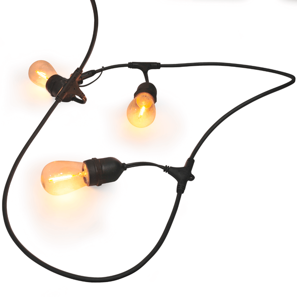 Zewnętrzny łańcuch dekoracyjny girlanda LED 6W 2200K 6,2m IP44 ciepła