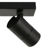 Sufitowa LAMPA plafon LACONI SPL-2813-2B-BL Italux regulowana OPRAWA metalowe reflektorki na listwie czarne