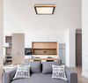 Sufitowa lampa drewniana Bruno 41764-24Q LED 24W 3000-4500-6000K eko