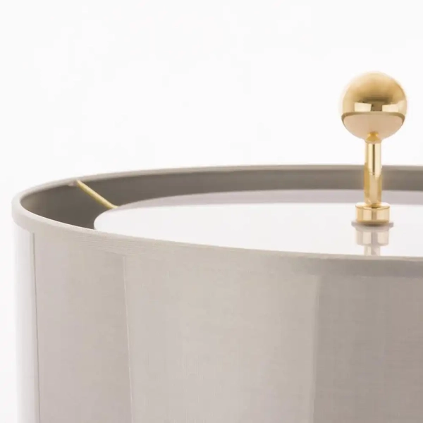 Stołowa lampka Cartagena T02004AU Cosmolight marmur złoty biały szary