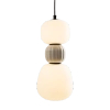 Ledowa lampa wisząca Modern P0627 LED 12W 3000K do jadalni jasny szary
