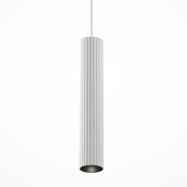 Minimalistyczna sufitowa lampa Calipso P106PL-01-GU10-W tuba biała
