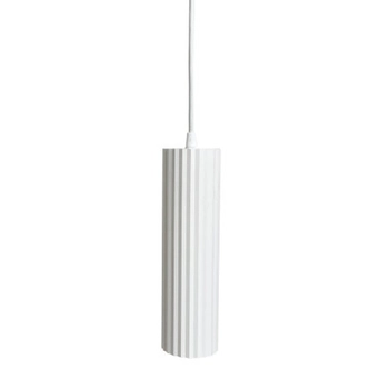 Wisząca lampa biała Tokio LP-787/1P WH Light Prestige tuba plisowana
