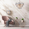Ścienna LAMPA pałacowa KIEV W02103CP Cosmolight kinkiet kryształowy do jadalni glamour szampański
