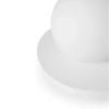 Stołowa lampa do salonu Borra B1A111P1 z wtyczką okrągła biała
