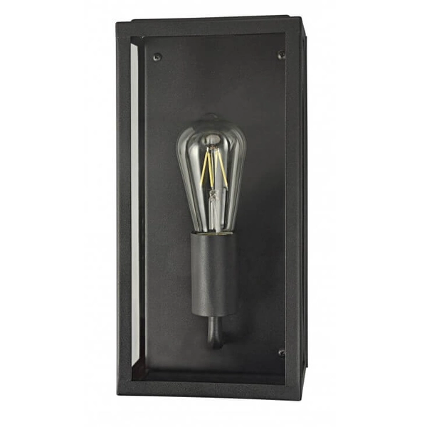 Ogrodowy kinkiet naścienny Niklas AZ4486 IP44 loftowy czarny